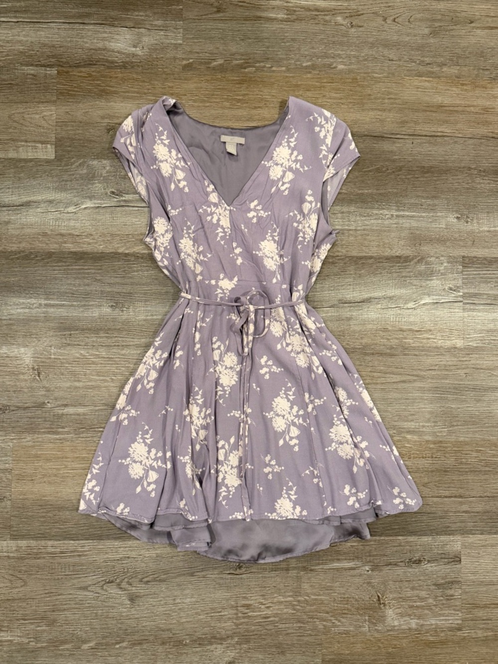 Floral lavender dress